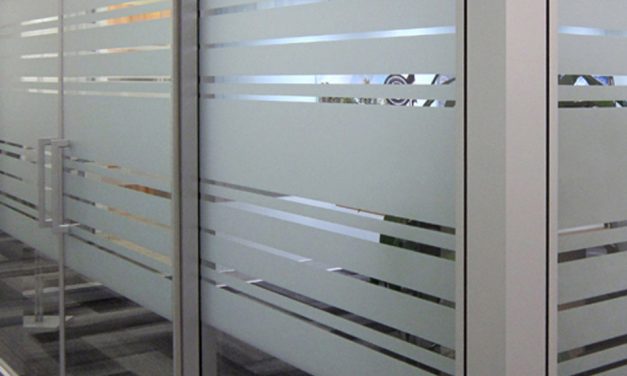 Custom Frosted Privacy Film for Offices