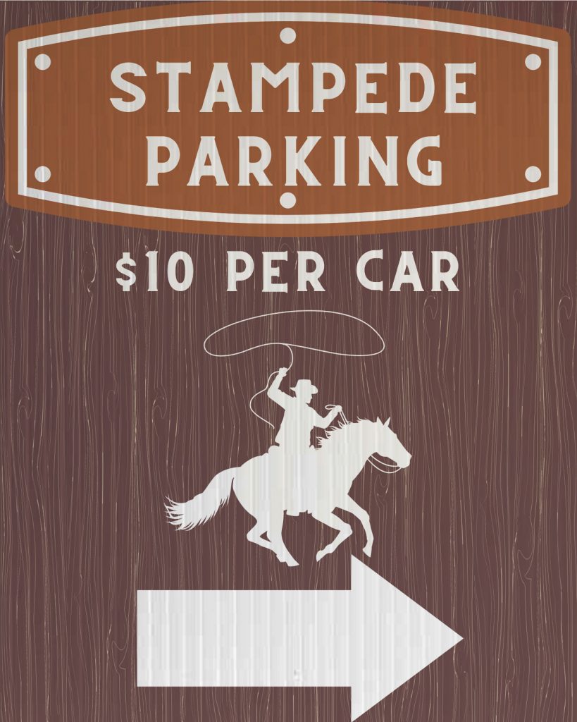 Calgary Stampede Directional Signage